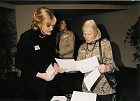 Christine Bauer und Frau Rhades